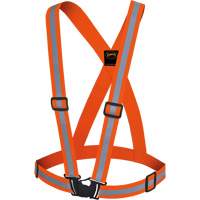 5496 High-Visibility Safety Sash, High Visibility Orange, Silver Reflective Colour, One Size Nuna Depot Inc.