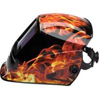Leadhead&reg; Auto Darkening Welding Helmet, 3.8" L x 3.4" W View Area, 9 - 13 Shade Range Nuna Depot Inc.