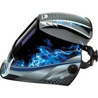 Leadhead&reg; Auto Darkening Welding Helmet, 3.8" L x 3.4" W View Area, 9 - 13 Shade Range Nuna Depot Inc.