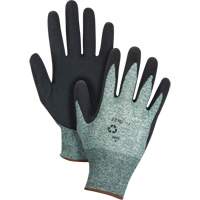 Eco-Friendly Crinkle Grip Coated Gloves, 7, Foam Latex Coating, 15 Gauge, Nylon/RPET Shell Nuna Depot Inc.