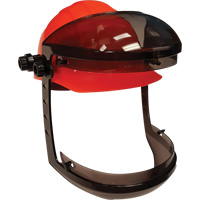 Visi&egrave;re Facetech avec attache pour casques de s&eacute;curit&eacute; &agrave; fentes, Suspension Rochet Nuna Depot Inc.