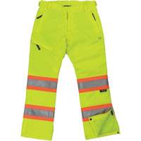 Pantalon de s&eacute;curit&eacute; isolant et extensible pour femmes, Polyester, T-petit, Jaune lime haute visibilit&eacute; Nuna Depot Inc.