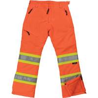 Pantalon de s&eacute;curit&eacute; isolant et extensible pour femmes, Polyester, T-petit, Orange haute visibilit&eacute; Nuna Depot Inc.