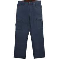 WP100 Work Pants, Cotton/Spandex, Navy Blue, Size 0, 30 Inseam Nuna Depot Inc.