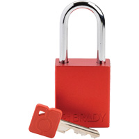Lockout Padlock, Safety Padlock, Keyed Different, Aluminum, 1-1/2" Width Nuna Depot Inc.