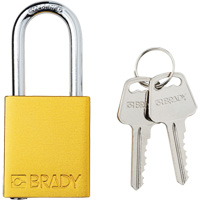 Lockout Padlock, Safety Padlock, Keyed Different, Aluminum, 1-1/2" Width Nuna Depot Inc.