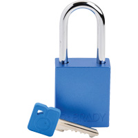 Lockout Padlock, Safety Padlock, Keyed Different, Aluminum, 1-1/2" Width Nuna Depot Inc.