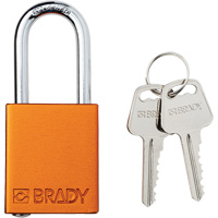 Lockout Padlock, Safety Padlock, Keyed Different, Aluminum, 1-1/2" Width Nuna Depot Inc.