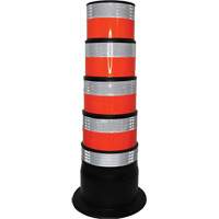 Channelizer, 47.25" High, Orange/White Nuna Depot Inc.