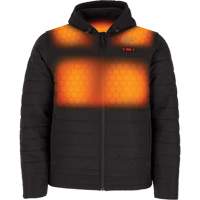 Veste chauffante M12 QuietShell avec pile, Hommes, Moyen, Noir Nuna Depot Inc.