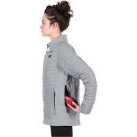 M12 Heated Axis Jacket with Battery, Women's, Small, Grey Nuna Depot Inc.