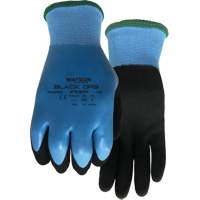 Stealth Black Ops Water-Resistant Gloves, Size Small, 15 Gauge, Rubber Latex Coated, Glass Fibre/Polyester Shell, ASTM ANSI Level A4 Nuna Depot Inc.