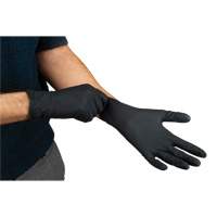 Heavyweight Tactile Grip Examination Gloves, X-Large, Nitrile, 8-mil, Powder-Free, Black, Class 2 Nuna Depot Inc.