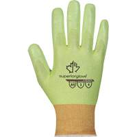 Gants r&eacute;sistant aux coupures haute visibilit&eacute; S18TAXFN, Taille 6, Calibre 18, Rev&ecirc;tement Mousse de nitrile, Enveloppe en TenActiv, ASTM ANSI niveau A9 Nuna Depot Inc.
