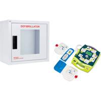 AED Plus&reg; Defibrillator & Wall Cabinet Kit, Semi-Automatic, English, Class 4 Nuna Depot Inc.