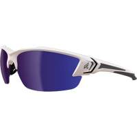 Khor G2 Safety Glasses, Blue Mirror Lens, Anti-Scratch/Polarized, ANSI Z87+/MCEPS GL-PD 10-12/Meets/Exceeds CSA Z94.3 Nuna Depot Inc.