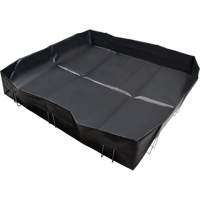 Berme &agrave; support en fil m&eacute;tallique, Capacit&eacute; 748 gal. US, 10' la x 10' lo x 12" h, Support en L Nuna Depot Inc.