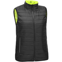 Veste bouffante, enveloppante et r&eacute;versible avec X au dos Bisley pour femmes, Jaune lime haute visibilit&eacute;, Petit, Polyester Nuna Depot Inc.