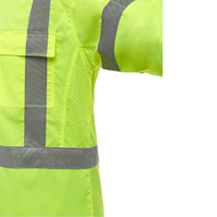 Chemise de travail &agrave; manches longues et X au dos Bisley avec X-Airflow, Poly-coton, Petit, Jaune lime haute visibilit&eacute; Nuna Depot Inc.