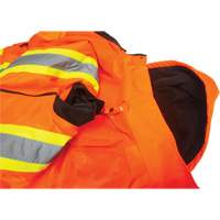 Parka d'hiver imperm&eacute;able 7-en-1, Orange haute visibilit&eacute;, Moyen Nuna Depot Inc.