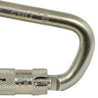 CP-03015-1 Zinc Plated Carabiner with 1" Gate Opening, Steel Nuna Depot Inc.
