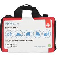 100-Piece Home & Travel First Aid Kit, Nylon Bag Nuna Depot Inc.