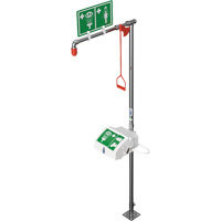 Douche combin&eacute;e avec cuvette ferm&eacute;e en ABS et entr&eacute;e inf&eacute;rieure, Socle Nuna Depot Inc.