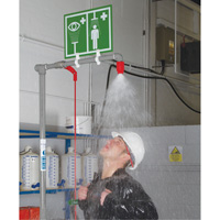 Douche combin&eacute;e avec cuvette ferm&eacute;e en ABS et entr&eacute;e sup&eacute;rieure, Socle Nuna Depot Inc.