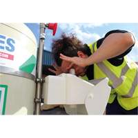 Douche d'urgence mobile et ind&eacute;pendant avec douche oculaire et faciale, Capacit&eacute; 30 gal., Conformit&eacute; Aucune Nuna Depot Inc.