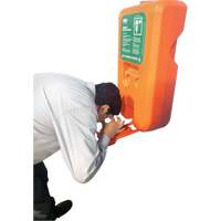 Poste de douche oculaire portable autonome, Aliment&eacute; par gravit&eacute;, Capacit&eacute; 10 gal., Conformit&eacute; ANSI Z358.1 Nuna Depot Inc.