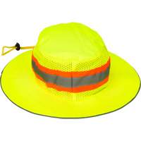 Chapeau de p&ecirc;cheur &agrave; refroidissement par &eacute;vaporation, Lime haute visibilit&eacute; Nuna Depot Inc.