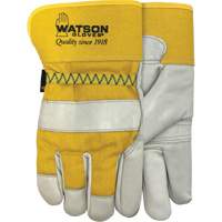 94003i Leather Combo Lined Gloves, Large, Grain Cowhide Palm, Fleece Inner Lining Nuna Depot Inc.