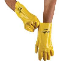 Rough-Finish Chemical-Resistant Gloves, Size 9, 12" L, PVC, Interlock Inner Lining, 47-mil Nuna Depot Inc.