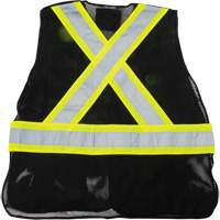 Veste d'arpenteur conforme aux normes de la CSA, Noir, Moyen, Polyester Nuna Depot Inc.