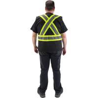 Veste d'arpenteur conforme aux normes de la CSA, Noir, Moyen, Polyester Nuna Depot Inc.