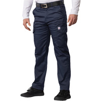 Pantalon cargo Big Flex, Poly-coton/Spandex, Bleu marin, Taille 28, Entrejambe 30 Nuna Depot Inc.