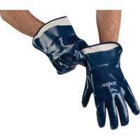 Gants &agrave; poignet de s&eacute;curit&eacute; de poids lourd, 11/2T-Grand, R&ecirc;vetement Nitrile, Enveloppe en Coton Nuna Depot Inc.