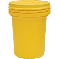 Baril emboîtable de laboratoire en plastique avec couvercle vissable, 30 gal. US, Mobile/Stationnaire Nuna Depot Inc.