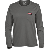 T-shirt &agrave; manches longues avec poches GRIDIRON, Femmes, T-petit, Gris Nuna Depot Inc.