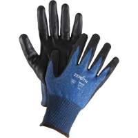 Gants l&eacute;gers et haute dext&eacute;rit&eacute; r&eacute;sistants &agrave; la coupe, Taille 9, Calibre 18, Rev&ecirc;tement Mousse de nitrile, Enveloppe en Acier inoxydable/PEHP/Tungst&egrave;ne, ASTM ANSI niveau A9 Nuna Depot Inc.