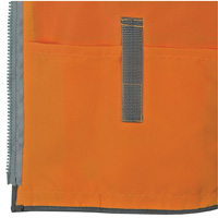 Pioneer Mesh Back Zip Front Surveyor Safety Vest, High Visibility Orange, Small, Polyester Nuna Depot Inc.