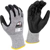 RWG566 AXIS Cut Protection Touchscreen Work Glove, Size X-Small, 18 Gauge, Polyurethane Coated, Stainless Steel/HPPE Shell, ASTM ANSI Level A5/EN 388 Level E Nuna Depot Inc.