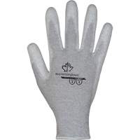 Gants blancs KnitActiv dissipatifs &eacute;lectrostatiques et peu pelucheux, 5, R&ecirc;vetement Polyur&eacute;thane, Calibre 13, Enveloppe en Nylon/Coton Nuna Depot Inc.