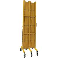 Expandable Barrier, 84" H x 20' L, Yellow Nuna Depot Inc.