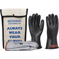 Class 0 Rubber Electrical Glove Kit, 8, 11" L, 20 cal/cm², NFPA 70E Nuna Depot Inc.
