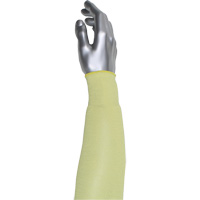 Manchette r&eacute;sistante &agrave; la coupe &agrave; pli unique Kut Gard, Aramide/ATA, 10", ASTM ANSI niveau A4, Jaune Nuna Depot Inc.