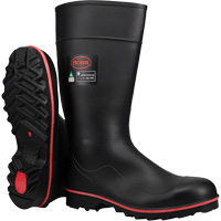 Bottes de s&eacute;curit&eacute; Boss Footwear avec r&eacute;sistance int&eacute;grale aux d&eacute;charges &eacute;lectriques, M&eacute;lange de polym&egrave;res/PVC, Embout Acier, Pointure 4 Nuna Depot Inc.