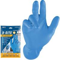 Gants jetables Grippaz, Petit, Nitrile, 8 mils, Sans poudre, Bleu Nuna Depot Inc.