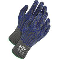 Deny&reg; Coated Cut-Resistant Food Contact Gloves, Size 8, 7 Gauge, Silicone Coated, HPPE Shell, ASTM ANSI Level A9/EN 388 Level F Nuna Depot Inc.