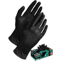 Gants jetables Deny, Petit, Nitrile, 6 mils, Sans poudre, Noir Nuna Depot Inc.
